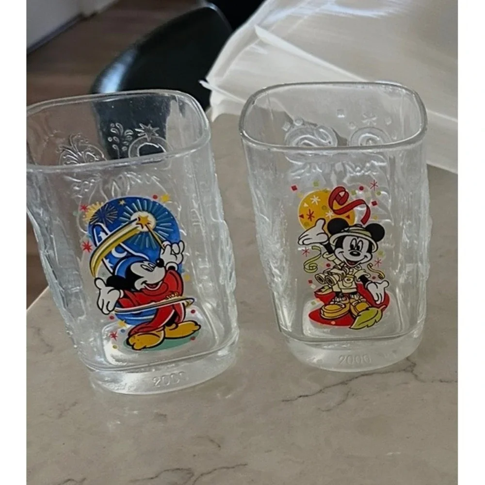 McDonald's Walt Disney World 2000  Mickey Mouse Lot of 4; 3 Dsigns-1 Duplicate